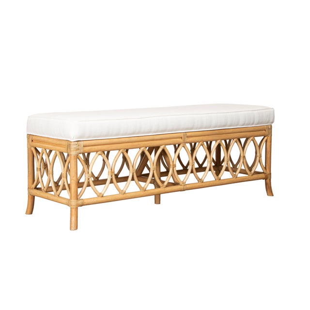 Not Yet Made - Made To Order Lillian Bench - Natural For Sale - Image 5 of 9