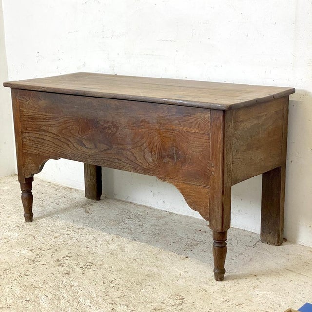 19th Century Oak Chest For Sale - Image 9 of 9