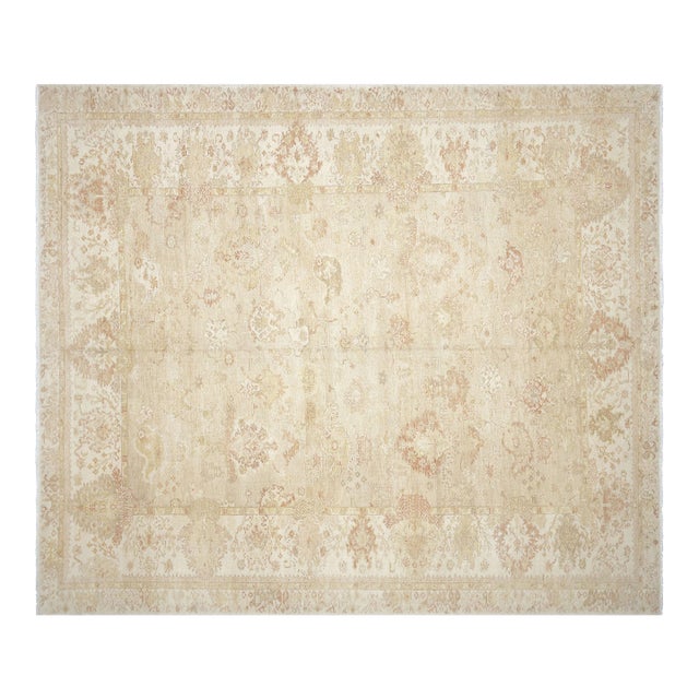 1960s Turkish Oushak Rug For Sale