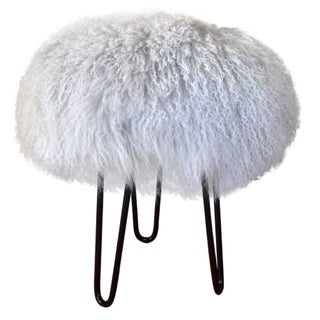 Genuine Mongolian Lamb Stool For Sale