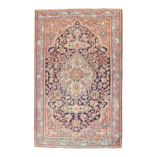 Antique Persian Sarouk Fereghan Rug - 4'4" x 6'10" For Sale