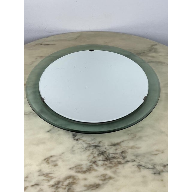 Mid-Century Italian Curved Mirror in the style of Max Ingrand, 1960s For Sale - Image 15 of 15