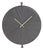 Modern Wood Wall Clock with Suspended Stand 16.25"D For Sale