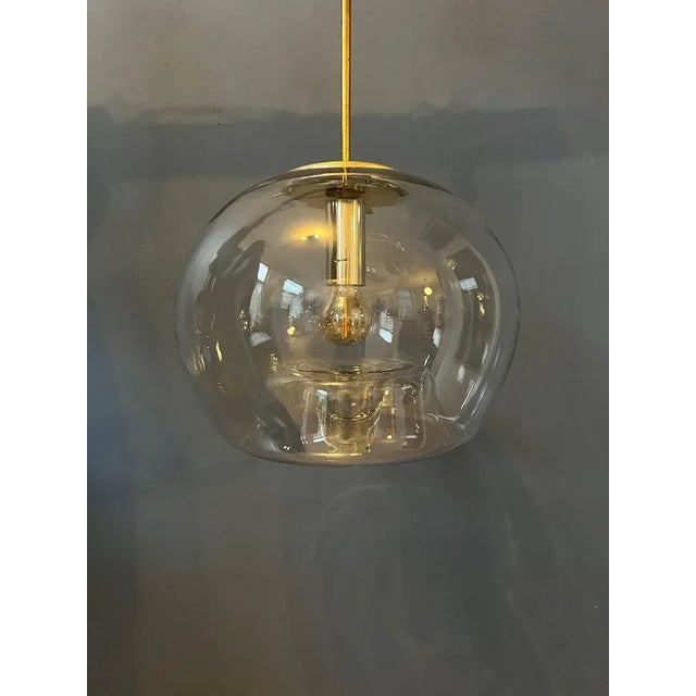 Vintage Mid-Century Modern Glass Lamp by Doria Leuchten For Sale - Image 10 of 10