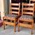 Arts & Crafts Stickley Style Mission Oak Ladder Back Dining Chairs Set 6 For Sale - Image 3 of 7