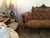 Ornate Antique Victorian - Style Carved Wood Sette and Two Matching Chairs For Sale - Image 10 of 16