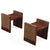 A pair of matching stools custom made by R&Y Augousti in Paris, France. Made of fine materials including signature...