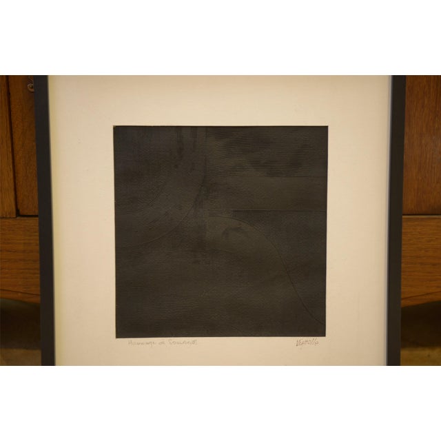 Lucien Vignoll, Homage to Pierre Soulages, 2000s, Paper, in Very Good conditions. Designed from 2000