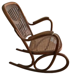Bentwood Rocking Chair Nr 71 from Thonet, 1910s