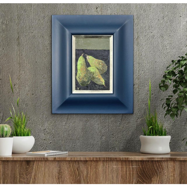 Gwilym Prichard, Three Pears, Impasto Oil Painting, 2011 For Sale - Image 14 of 18