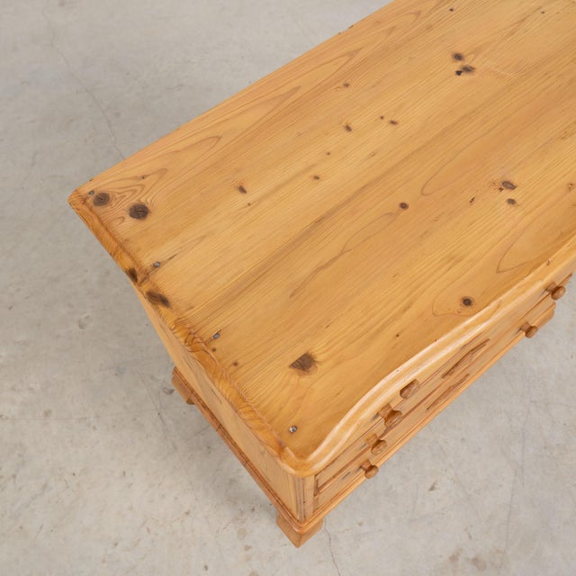 Mid 20th Century 20th Century Danish Pine Small Cabinet Four Drawer Nightstand For Sale - Image 5 of 13