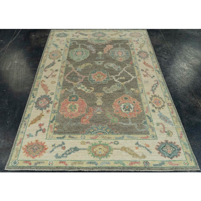 Turkish Oushak Rug 4' x 6'5" #20318 Explore a curated collection of hallway runners, wool rugs, and handmade masterpieces...