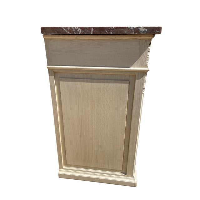 Vintage Conservatory Dresser with Belgian Marble Top, 1923 For Sale - Image 6 of 10