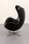 Art Deco The Egg Chair – Arne Jacobsen, Denmark, 1960 – Black Leather by Fritz Hansen For Sale - Image 3 of 9