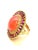 Early 21st Century Bochic "Orient" Vintage Orange Opal, Rodolite & Diamond Ring Set In 18K & Silver For Sale - Image 5 of 18