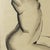 Paper Female Nude Study Black Pencil Drawing by G. Debotoiyche, 1923 For Sale - Image 7 of 15