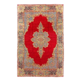 1960s Pasargad DC Red Persian Kerman Rug For Sale
