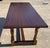 Brown Vintage French Country Farm Dining Table For Sale - Image 8 of 11