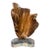 Mid-Century Modern Signed Van Noorden Biomorphic Abstract Alabaster Sculpture on Lucite Base For Sale