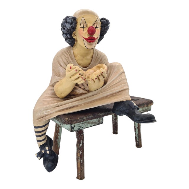Large Sculpture of a Circus Clown from Jun Asilo, Philippines, 1995 For Sale