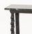 Rustic European Flemish Ebonized and Carved Wood Console Table For Sale - Image 3 of 7