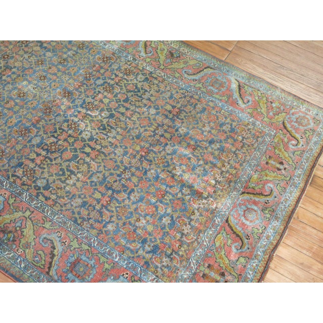 Zabihi Collection Persian Bidjar Rug For Sale In New York - Image 6 of 7