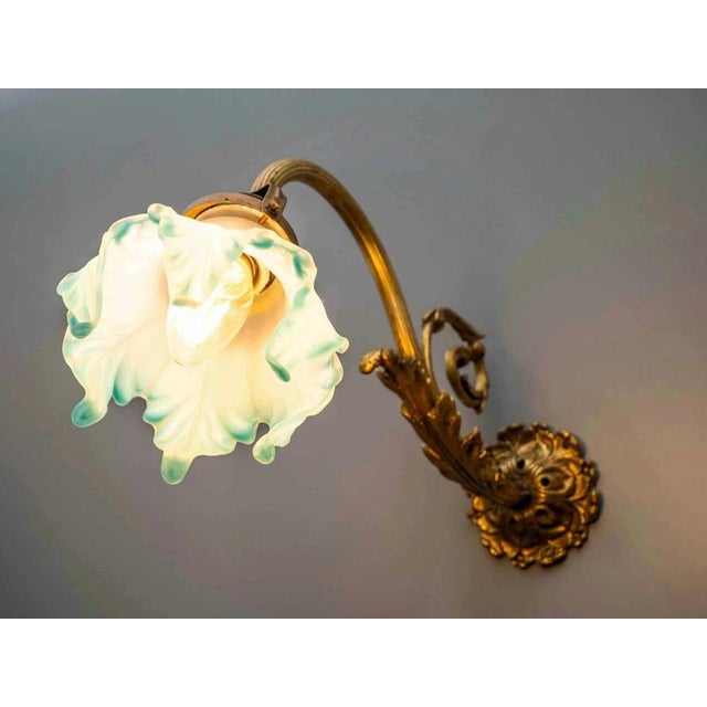 Vintage Wall Lamp in Gilded Bronze For Sale - Image 4 of 8