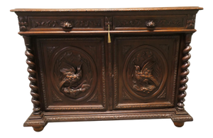 French Buffet in Carved Oak