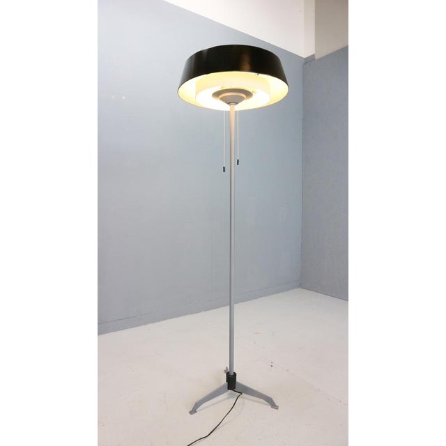 ST 7128 Floor Lamp by Niek Hiemstra for Evolux, Netherlands, 1950s, in Very Good conditions. Designed 1950 to 1959 I have...