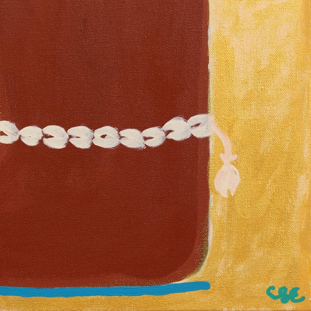 2020s Island Life - Abstract Color Drenched Feminine Figurative Still Life Artwork by Courtney Simone For Sale - Image 5 of 9