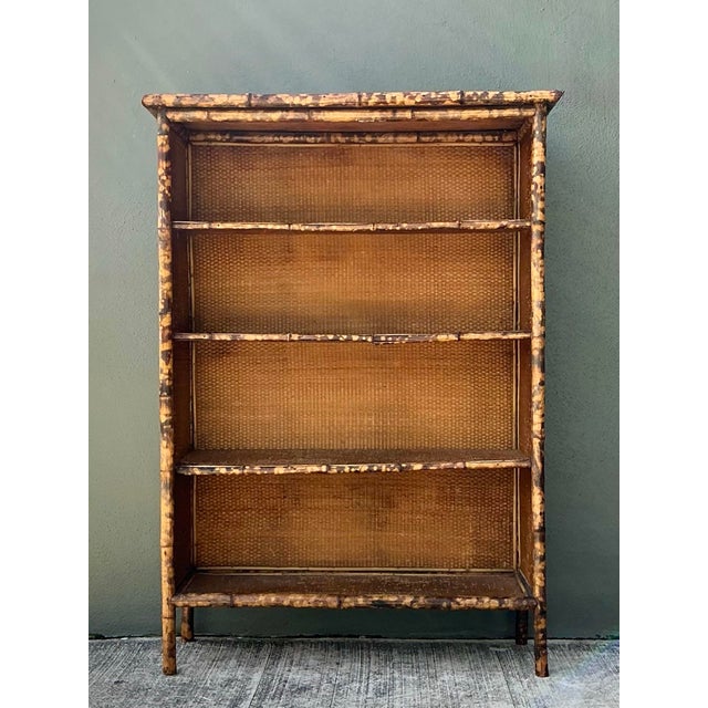 Vintage Tortoise Bamboo Etagere For Sale - Image 9 of 12