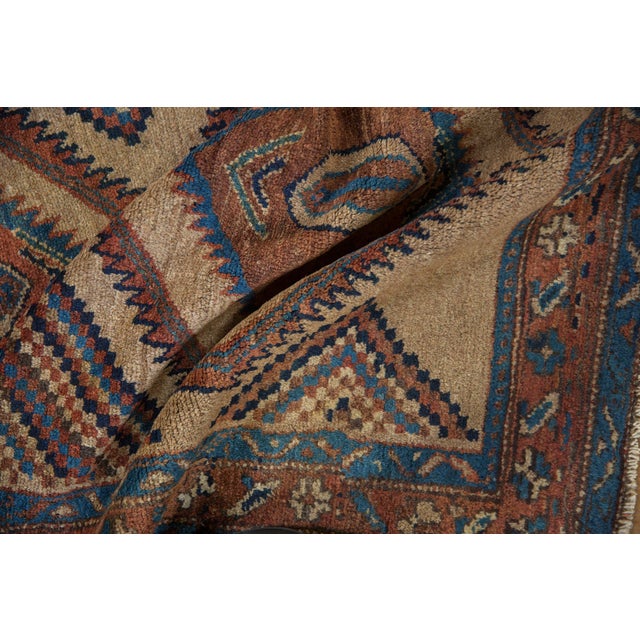 Antique Camel Hair Serab Rug Runner - 3'1" x 5'10" For Sale - Image 9 of 10