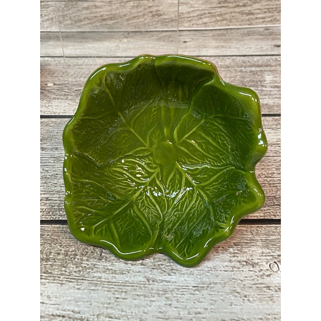 Ceramic Vintage California Pottery Sequoia Ware Salad Service Set, 7pcs, Very Rare For Sale - Image 7 of 12