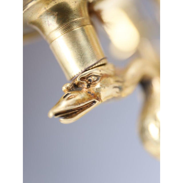 19th Century French Brass Bouillotte Table Lamp, 1880 For Sale - Image 6 of 18