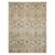 This early 20th-century Persian Tabriz small room-size carpet presents a refined allover floral composition across a pale...