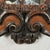 Florentine Mirror Carved Silver Decorated Red For Sale - Image 3 of 9