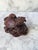Japanese netsuke carved out of wood with a reddish stained finish. In East Asian art and mythology, dragons and turtles...