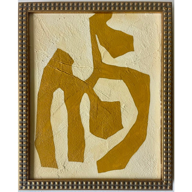 Wood Contemporary Abstract Collection of Botanical Paintings on Canvas by r.k. Red - Set of Nine For Sale - Image 7 of 12