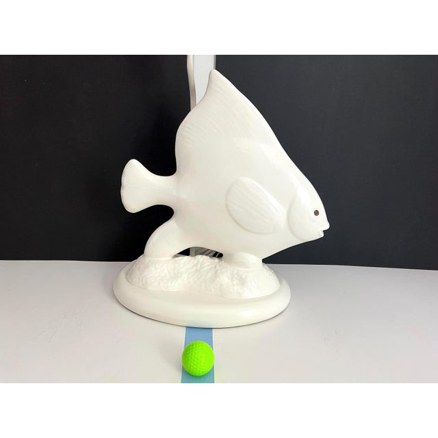 1970s Ceramic Fish Lamp For Sale - Image 16 of 18