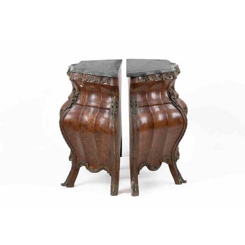 Continental Rococo-Style Three-Piece Chest of Drawers Set, Late 19th Century, Set of 3 For Sale - Image 5 of 17
