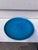 1930s Art Deco Oversized French Aqua Blue Platter Edmond Lachenal For Sale - Image 5 of 8