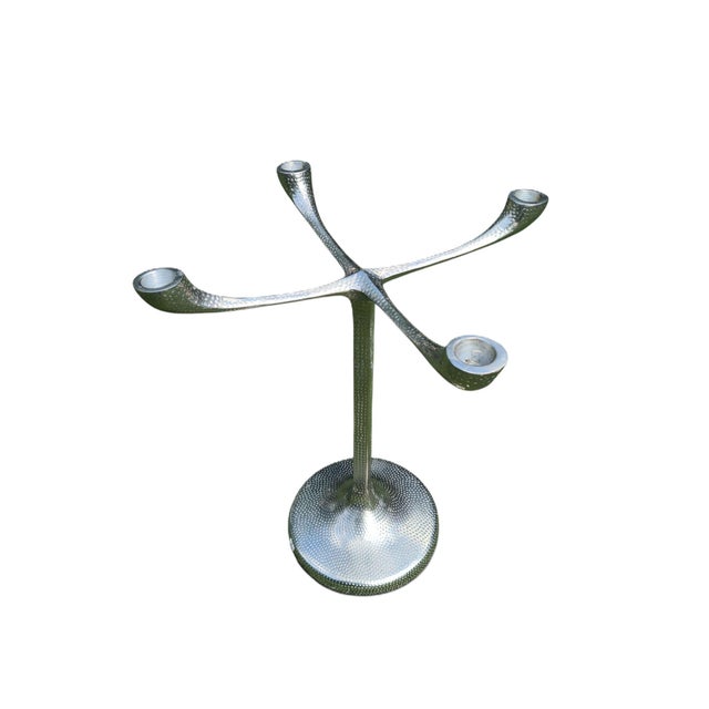 Large Brutalist Candlestick from Lambert, Germany, 1970s For Sale - Image 11 of 11