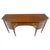 Baker Mahogany Banded Top Hepplewhite Brass Castors Tapered Legs Sideboard MINT