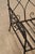 Vintage Wrought Iron Scrollwork Garden Bench For Sale - Image 15 of 18