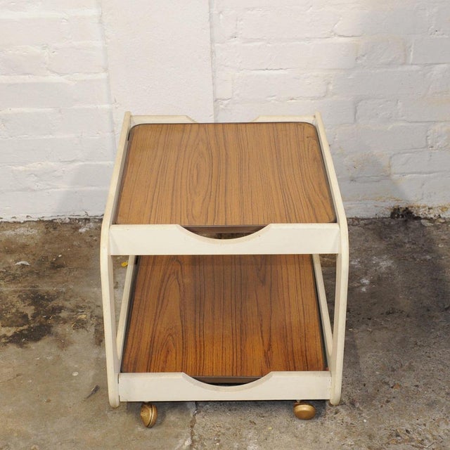 Vintage 2-Tier Serving Cart, 1970s For Sale - Image 10 of 12