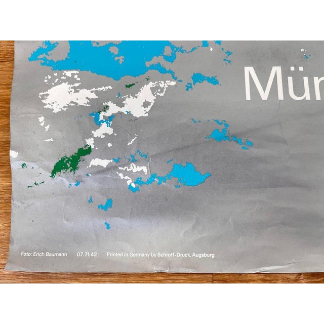 Mid-Century Olympic Games Munich Poster, 1972 For Sale - Image 3 of 6