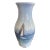 1960s Royal Copenhagen Denmark Hand Painted Sailboat Nautical Vase For Sale