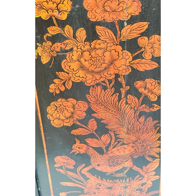Wood Antique Chinese Enchanted Garden Coffer,C.1850 For Sale - Image 7 of 10