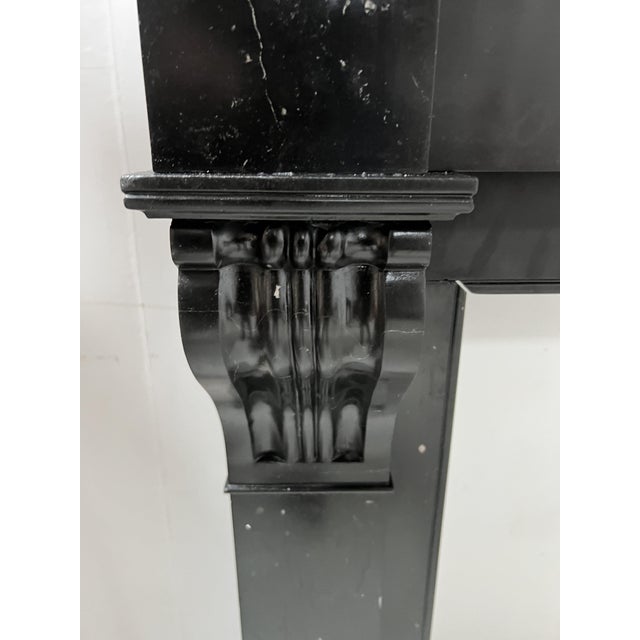 Napoleon III Fireplace with Black Marble Corbel, 19th Century For Sale - Image 5 of 14