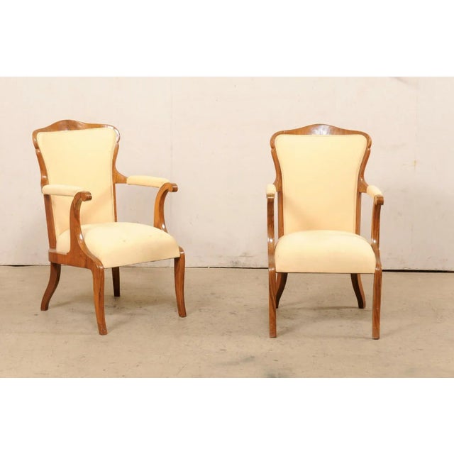 French Early to Mid 20th Century French Fauteuils - A Pair For Sale - Image 3 of 12